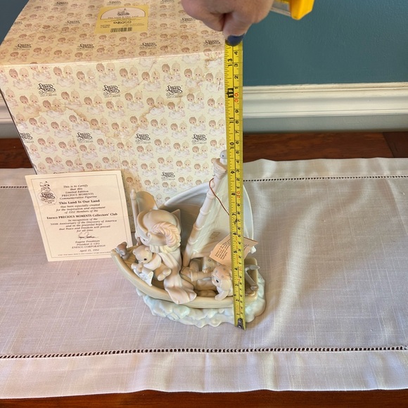 Precious Moments this Land is our Land #527386 Limited Edition 1992 - Picture 9 of 10